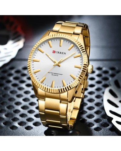 Купить Curren 8425 Gold-White
