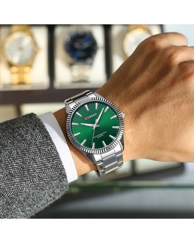 Купити Curren 8425 Silver-Green