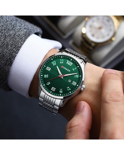 Купити Curren 8411 Silver-Green