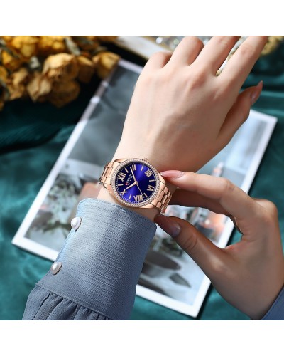 Купить Curren 9088 Rose Gold-Blue