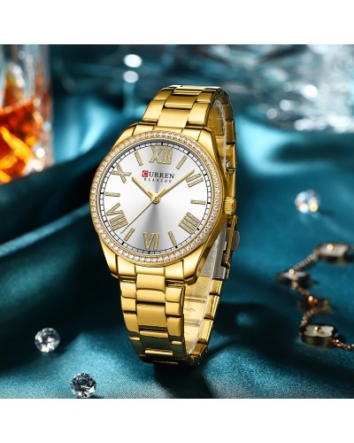 Купить Curren 9088 Gold-White