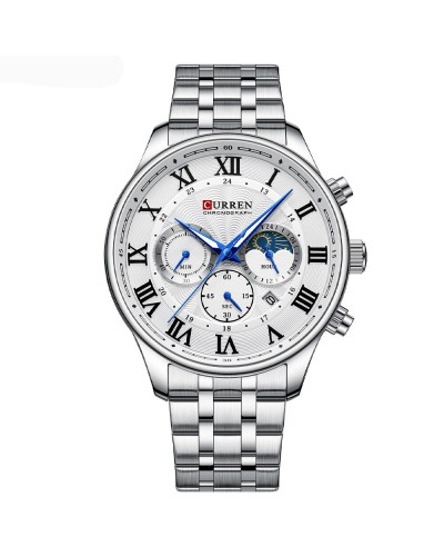 Купить Curren 8427 Silver-White Купить Curren 8427 Silver-White