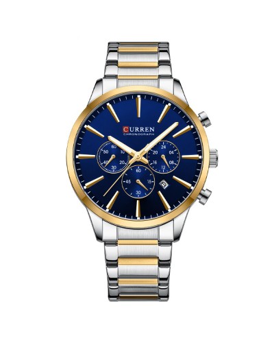 Купить Curren 8435 Silver-Gold-Blue