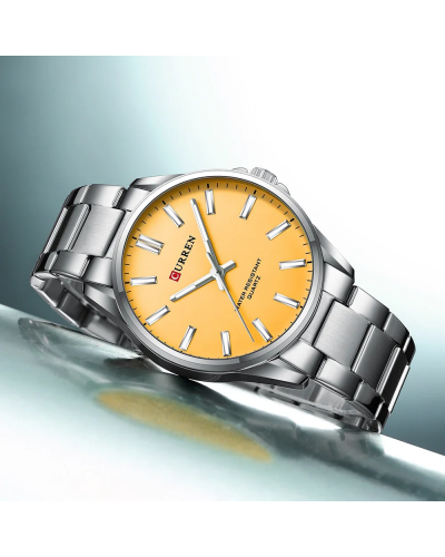 Купить Curren 9090 Silver-Orange