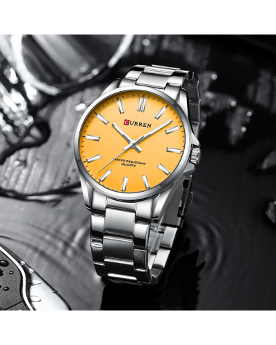 Купить Curren 9090 Silver-Orange