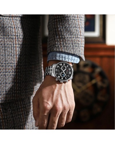Купить Curren 8427 Silver-Black