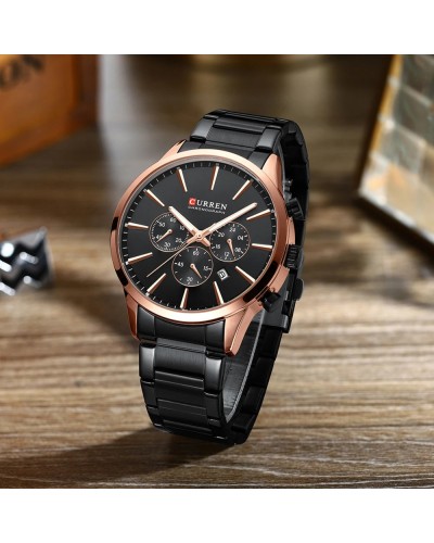 Купить Curren 8435 Gold-Black