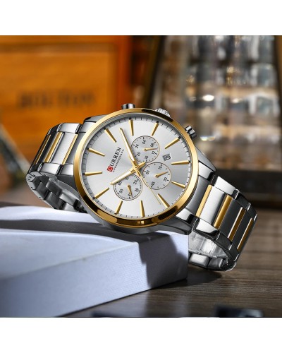 Купить Curren 8435 Silver-Gold-Silver