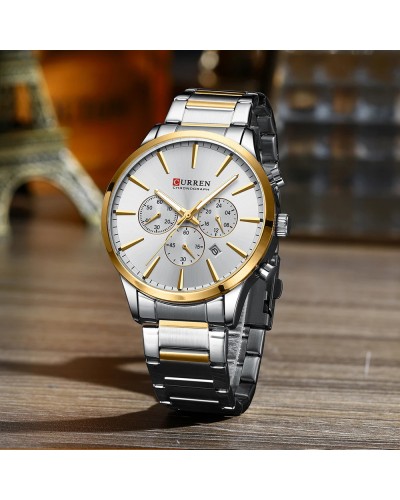 Купить Curren 8435 Silver-Gold-Silver
