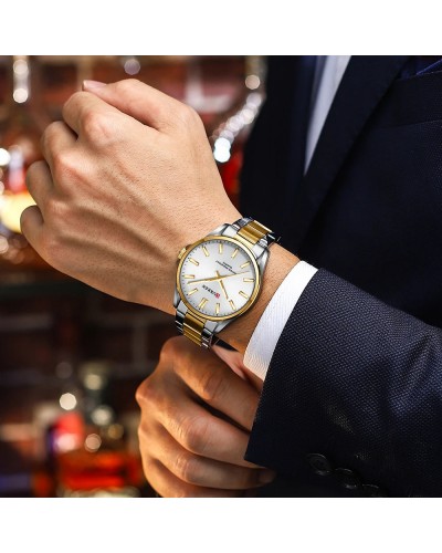 Купити Curren 9090 Silver-Gold-Silver