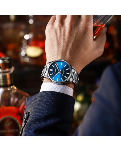 Купить Curren 9090 Silver-Blue