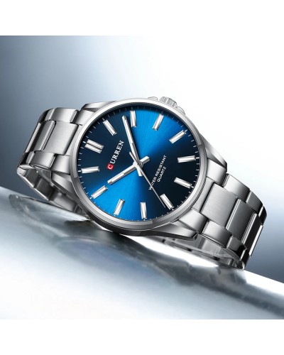 Купить Curren 9090 Silver-Blue