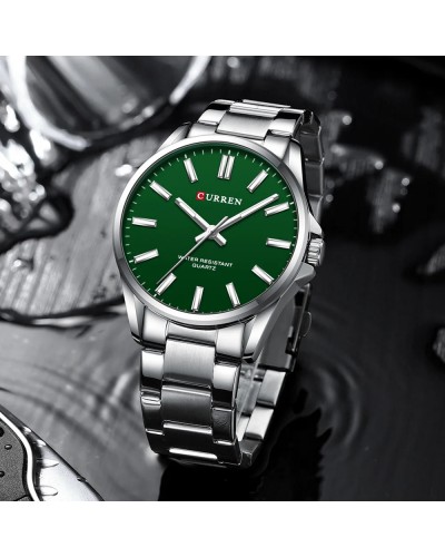 Купить Curren 9090 Silver-Green