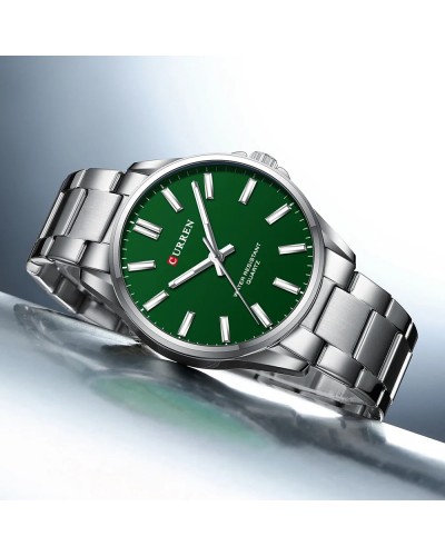Купить Curren 9090 Silver-Green