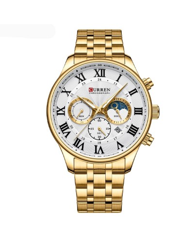 Купить Curren 8427 Gold-White