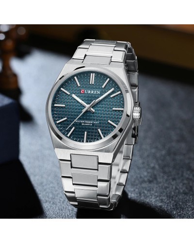 Купить Curren 8439 Silver-Blue