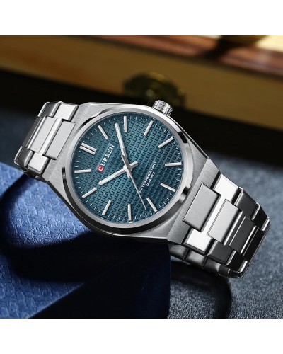 Купить Curren 8439 Silver-Blue