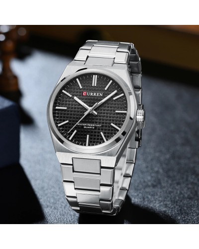 Купить Curren 8439 Silver-Black