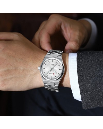 Купить Curren 8439 Silver-White