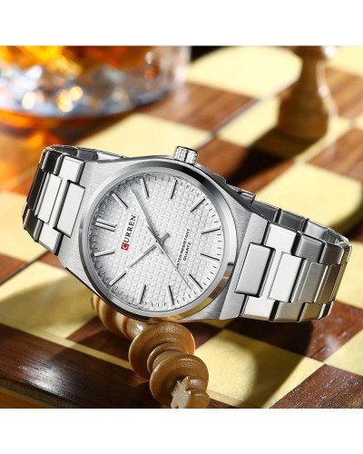 Купить Curren 8439 Silver-White