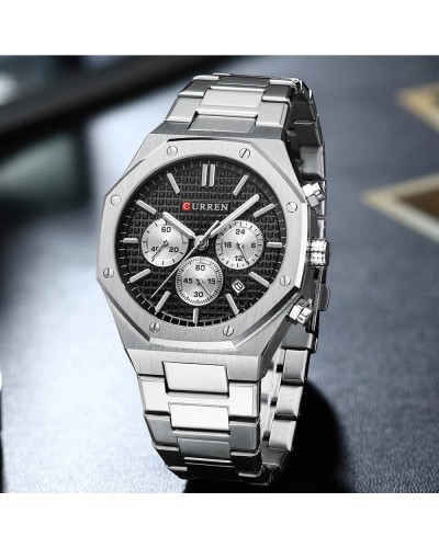 Купить Curren 8440 Silver-Black