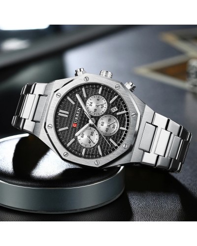 Купить Curren 8440 Silver-Black