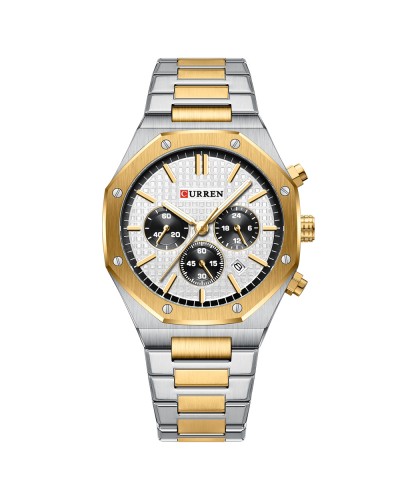 Купить Curren 8440 Silver-Gold-White