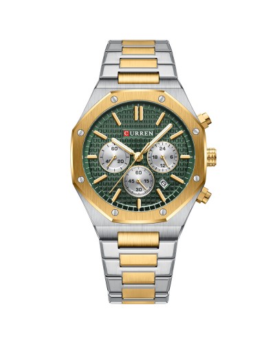 Купить Curren 8440 Silver-Gold-Green