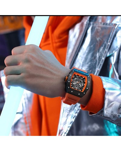 Купить Curren 8438 Black-Orange
