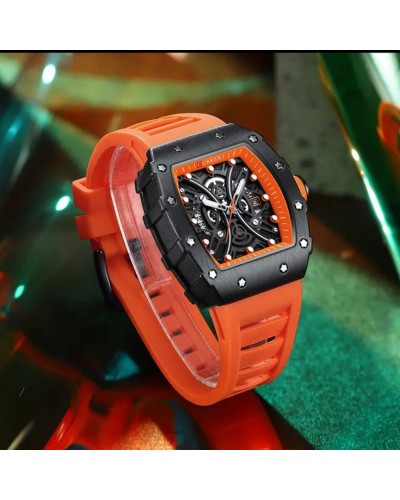 Купить Curren 8438 Black-Orange