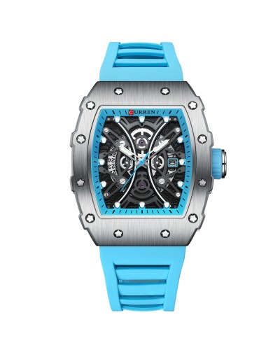 Купить Curren 8438 Black-Light Blue