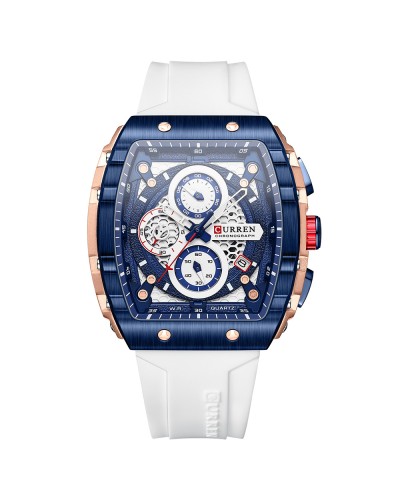 Купить Curren 8442 Blue-Gold-White