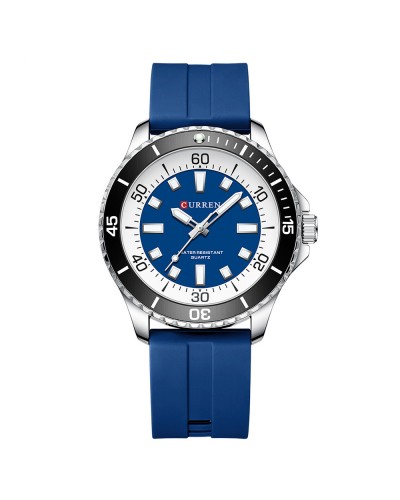 Купить Curren 8448 Silver-Blue