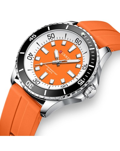 Купить Curren 8448 Silver-Orange