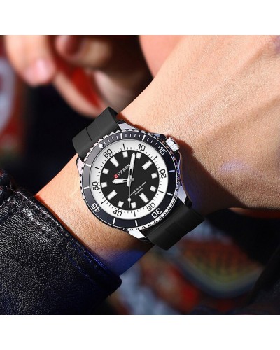 Купить Curren 8448 Silver-Black
