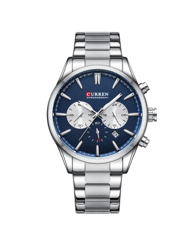 Купить Curren 8446 Silver-Blue