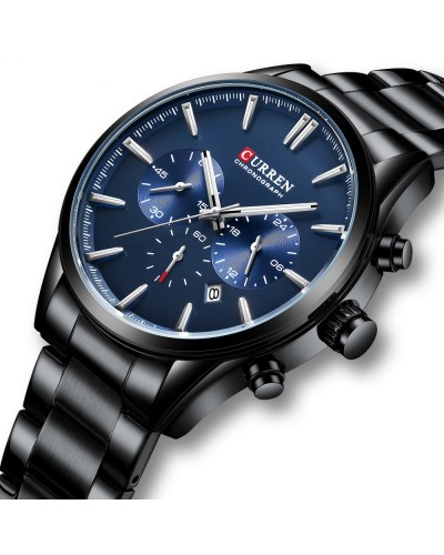 Купить Curren 8446 Black-Blue
