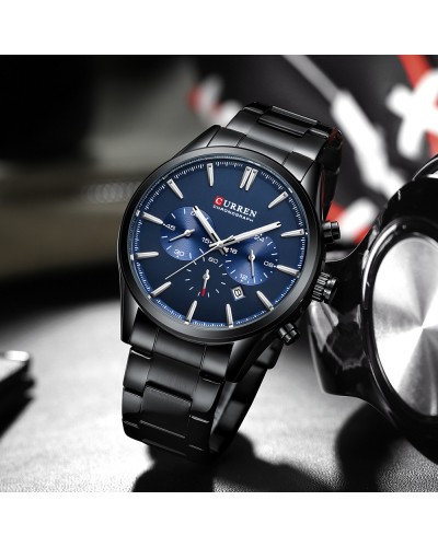 Купить Curren 8446 Black-Blue