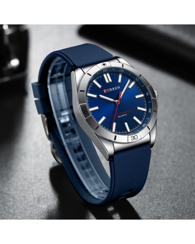Купить Curren 8449 Silver-Blue
