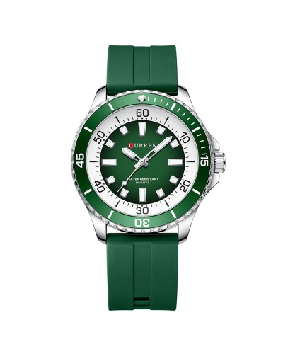 Купить Curren 8448 Silver-Green