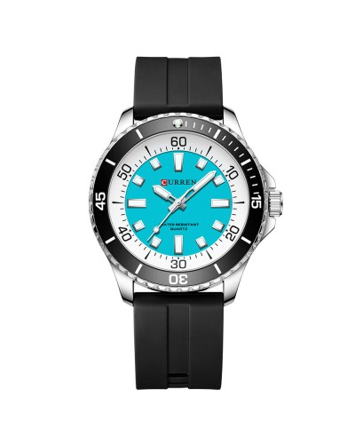 Купить Curren 8448 Silver-Blue-Black