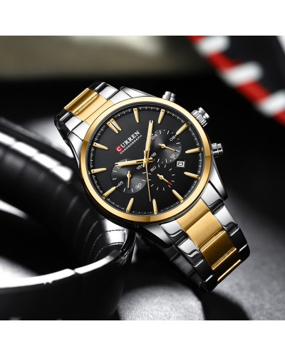 Купить Curren 8446 Silver-Gold-Black