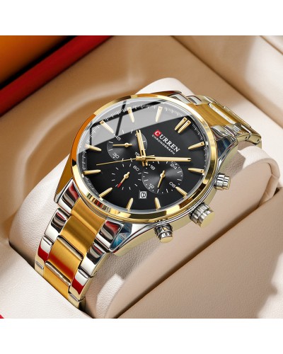 Купить Curren 8446 Silver-Gold-Black