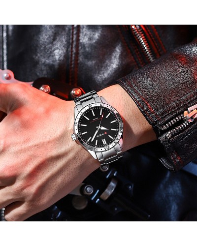 Купить Curren 8452 Silver-Black