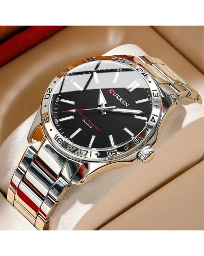 Купить Curren 8452 Silver-Black