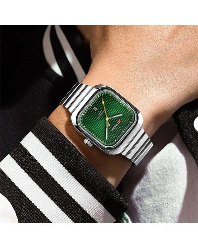 Купить Curren 8460 Silver-Green
