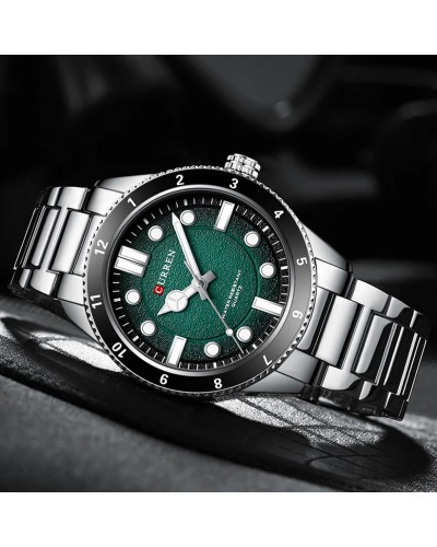 Купить Curren 8450 Silver-Green