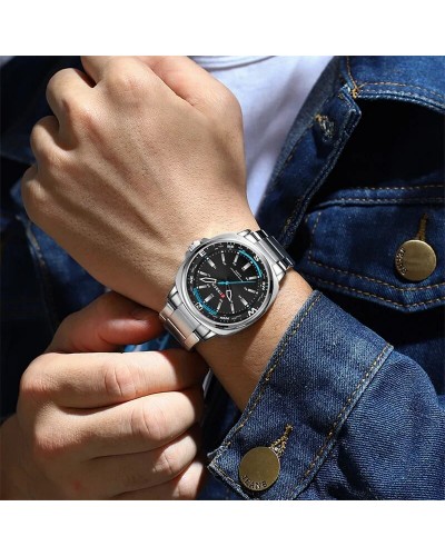 Купить Curren 8455 Silver-Black