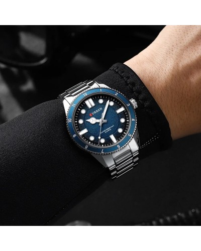Купить Curren 8450 Silver-Blue