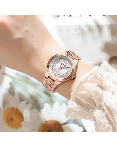 Купить Curren 9091 Rose Gold-White